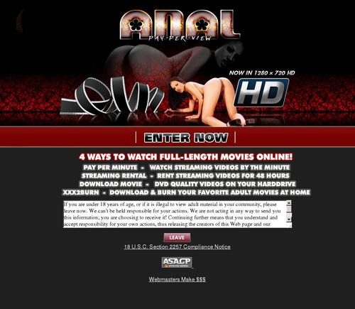 anal pay per view