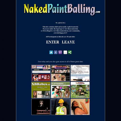 naked paint balling