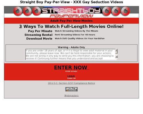 straight boy  pay per view